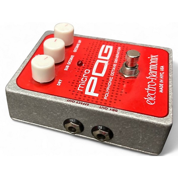 Used Electro-Harmonix Micro Pog Polyphonic Octave Generator Effect Pedal