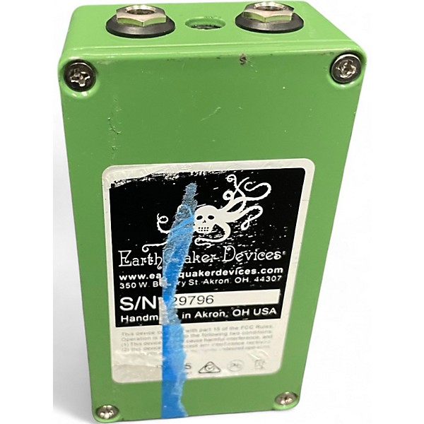 Used EarthQuaker Devices Plumes Small Signal Shredder Overdrive Effect Pedal