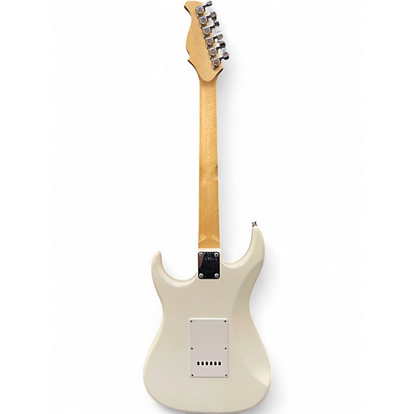 Used AXL S STYLE White Solid Body Electric Guitar