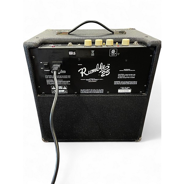 Used Fender Rumble 25 25W 1x8 Bass Combo Amp