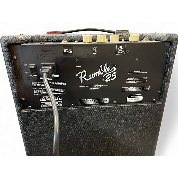 Used Fender Rumble 25 25W 1x8 Bass Combo Amp