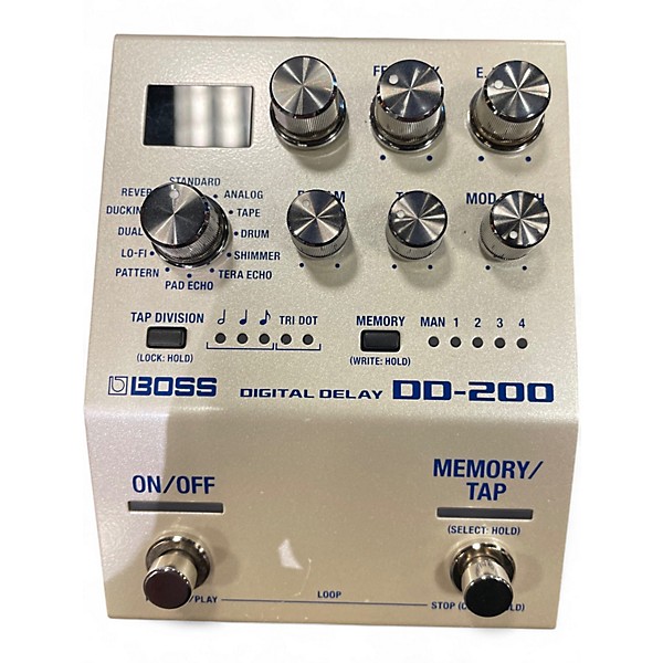 Used BOSS DD200 Digital Delay Effect Pedal