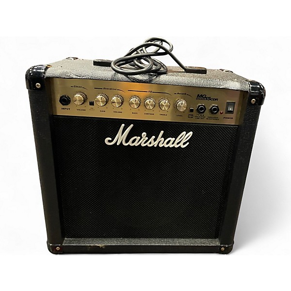Used Marshall MG15CDR 15W 1X8 Guitar Combo Amp