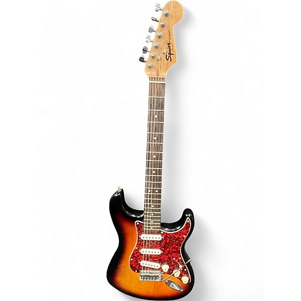 Used Squier SONIC STRATOCASTER 2 Color Sunburst Solid Body Electric Guitar