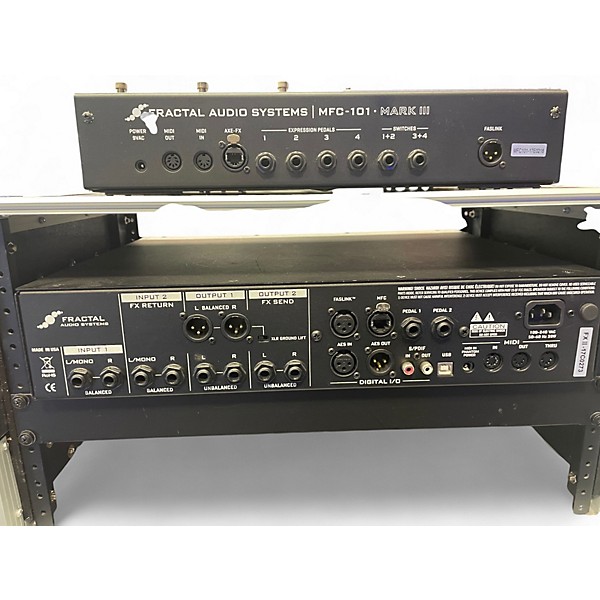 Used Fractal Audio Axe-Fx II XL+ w/ MFC101mkiii ctrl Effect Pedal Package