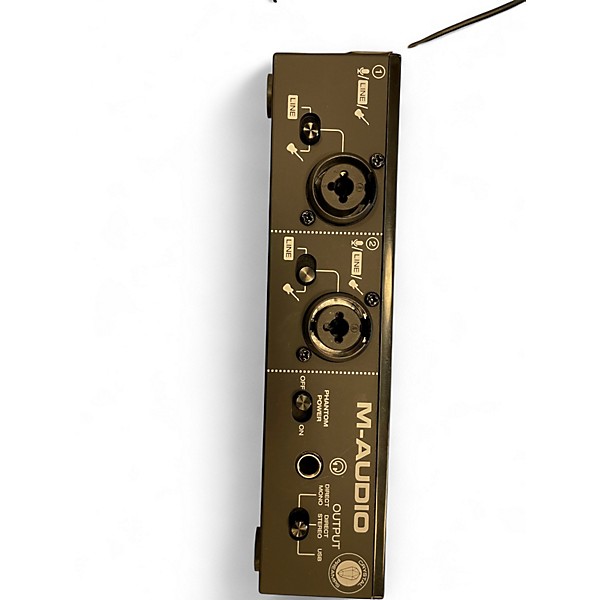 Used M Audio MTRACK DUO Audio Interface