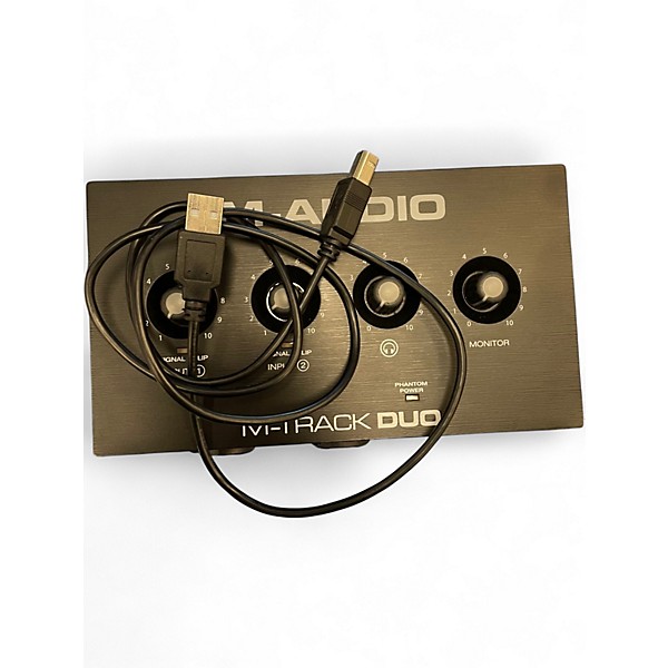 Used M Audio MTRACK DUO Audio Interface