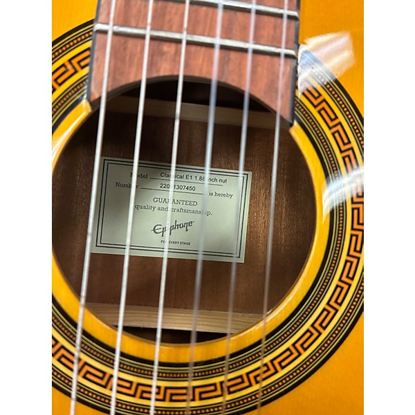 Used Epiphone CLASSICAL E1 Natural Classical Acoustic Guitar