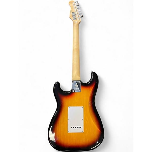 Used Donner STANDARD SERIES STRAT HSS Tobacco Burst Solid Body Electric Guitar