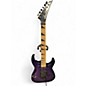 Used 2023 Jackson JS34Q Dinky Trans Purple Solid Body Electric Guitar thumbnail