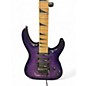 Used 2023 Jackson JS34Q Dinky Trans Purple Solid Body Electric Guitar
