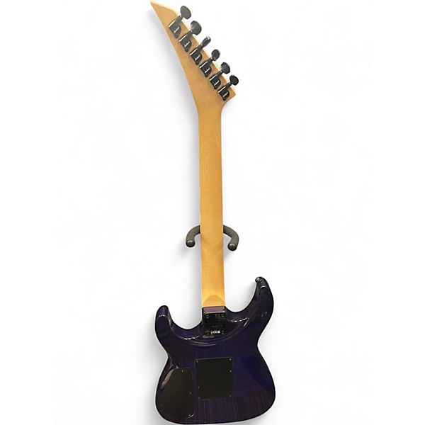 Used 2023 Jackson JS34Q Dinky Trans Purple Solid Body Electric Guitar