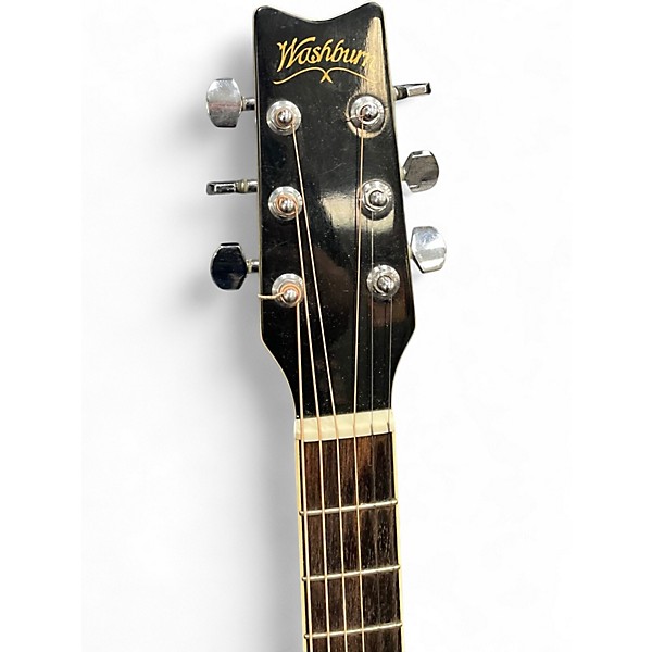 Used Washburn ea20 Burl Acoustic Electric Guitar