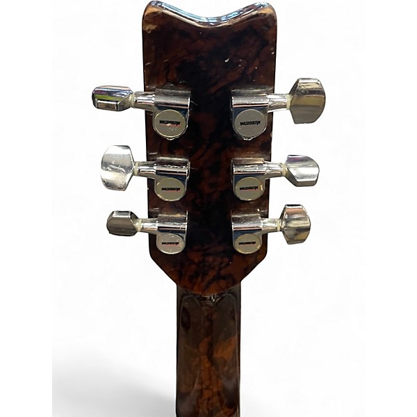 Used Washburn ea20 Burl Acoustic Electric Guitar