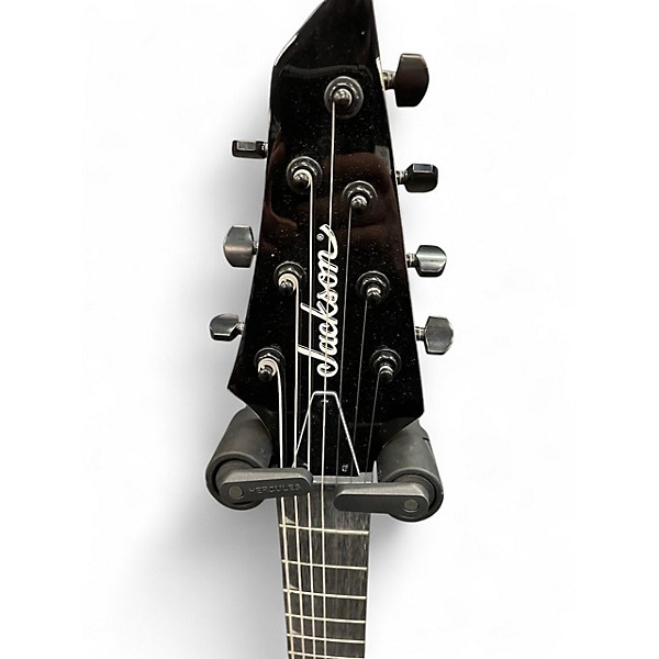 Used Jackson JS22-7 Dinky 7 String Black Solid Body Electric Guitar