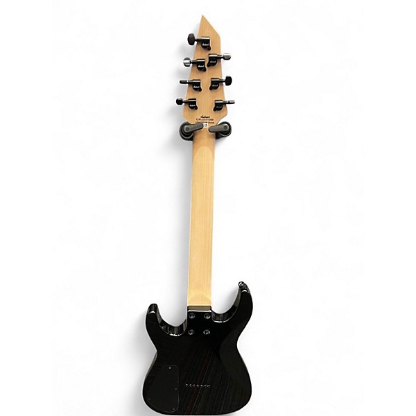 Used Jackson JS22-7 Dinky 7 String Black Solid Body Electric Guitar