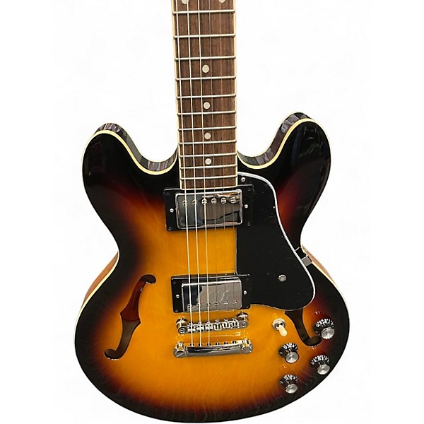 Used 2024 Epiphone ES339 Vintage Sunburst Hollow Body Electric Guitar