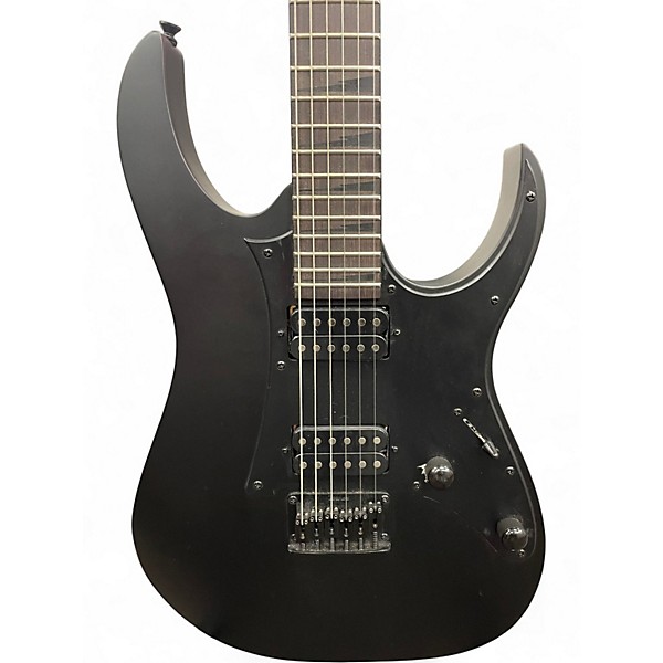 Used Ibanez GRGR330EX Flat Black Solid Body Electric Guitar