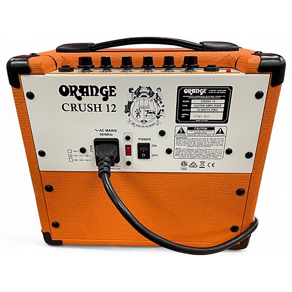 Used Orange Amplifiers Crush 12 Guitar Combo Amp