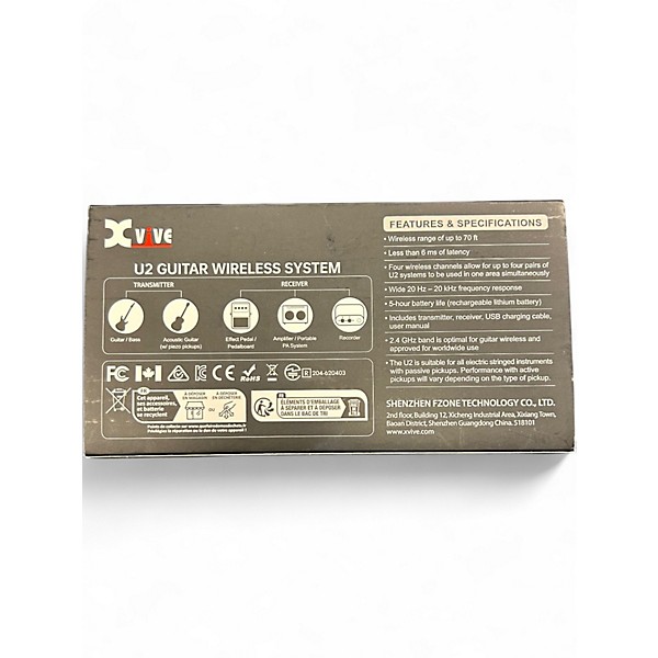 Used Xvive U2 Guitar Wireless System