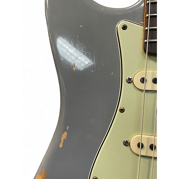 Used Fender 1960 Stratocaster Custom Shop Jounreyman Cielo Grey Solid Body Electric Guitar