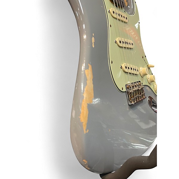 Used Fender 1960 Stratocaster Custom Shop Jounreyman Cielo Grey Solid Body Electric Guitar