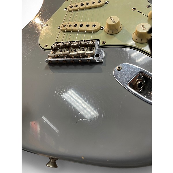 Used Fender 1960 Stratocaster Custom Shop Jounreyman Cielo Grey Solid Body Electric Guitar