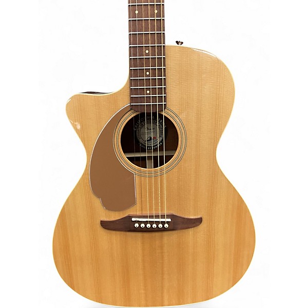 Used Fender Newporter Player LH Natural Acoustic Electric Guitar