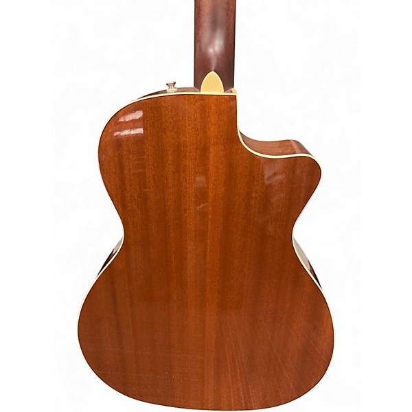Used Fender Newporter Player LH Natural Acoustic Electric Guitar