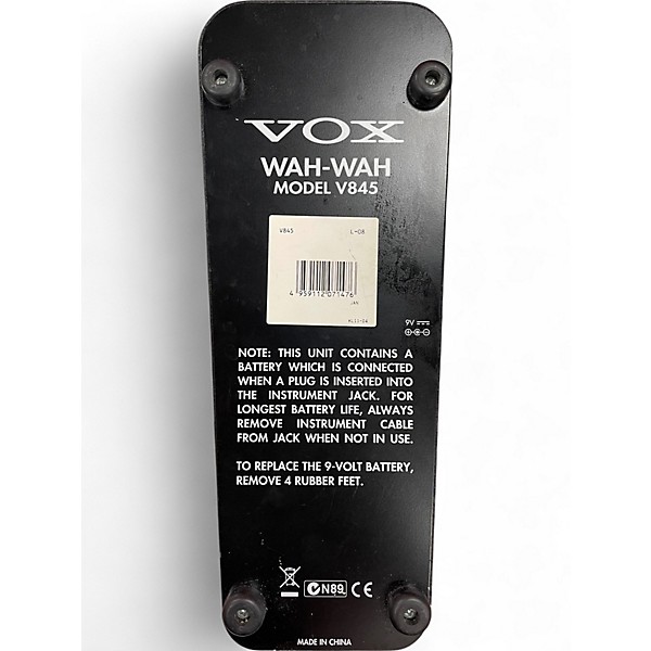 Used VOX V845 Effect Pedal