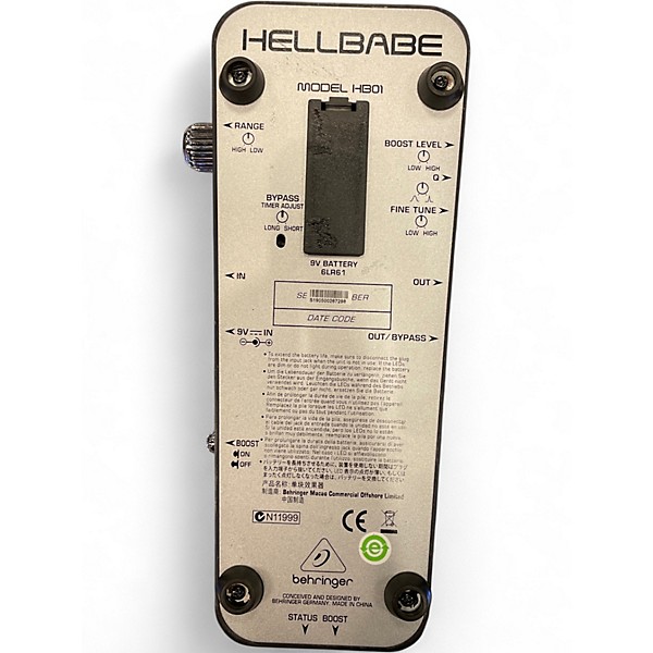 Used 2010s Behringer HELLBLADE Effect Pedal