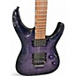 Used ESP LTD MH350FR Purple Solid Body Electric Guitar