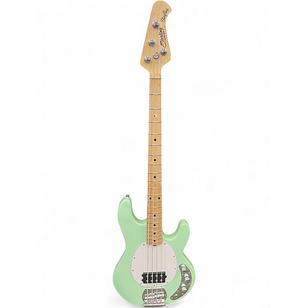 Used Sterling by Music Man STINGRAY SUB SERIES Seafoam Green Electric Bass Guitar