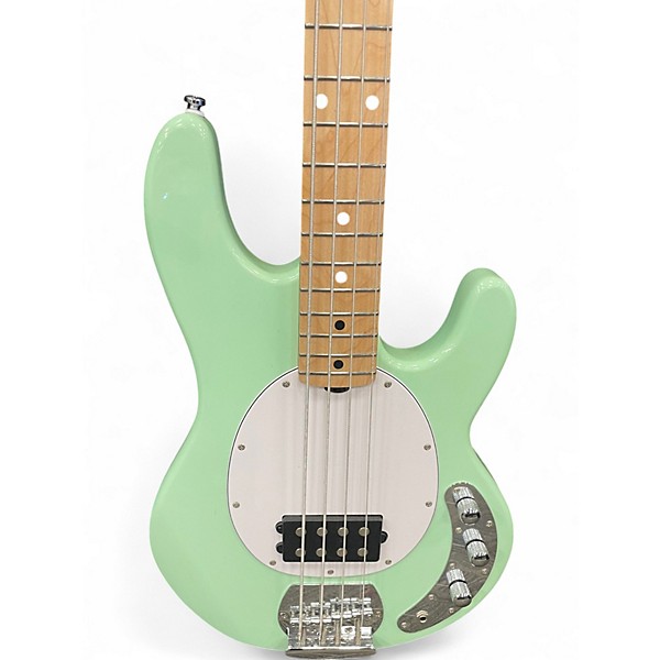 Used Sterling by Music Man STINGRAY SUB SERIES Seafoam Green Electric Bass Guitar