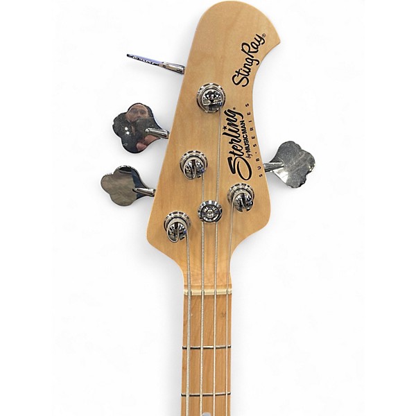 Used Sterling by Music Man STINGRAY SUB SERIES Seafoam Green Electric Bass Guitar