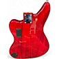 Used Squier JAGUAR BASS RED Electric Bass Guitar