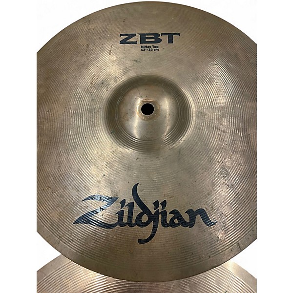 Used Zildjian 13in ZBT Hi Hat Pair Cymbal