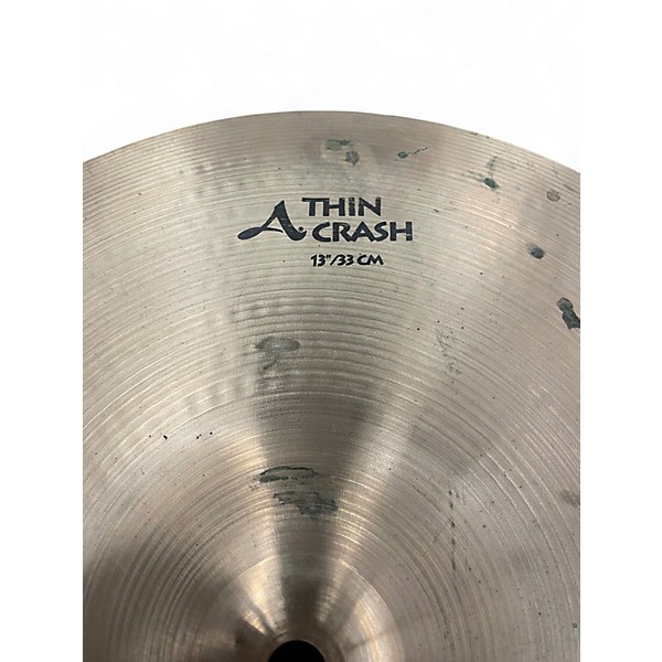 Used Zildjian 13in A Series Thin Crash Cymbal