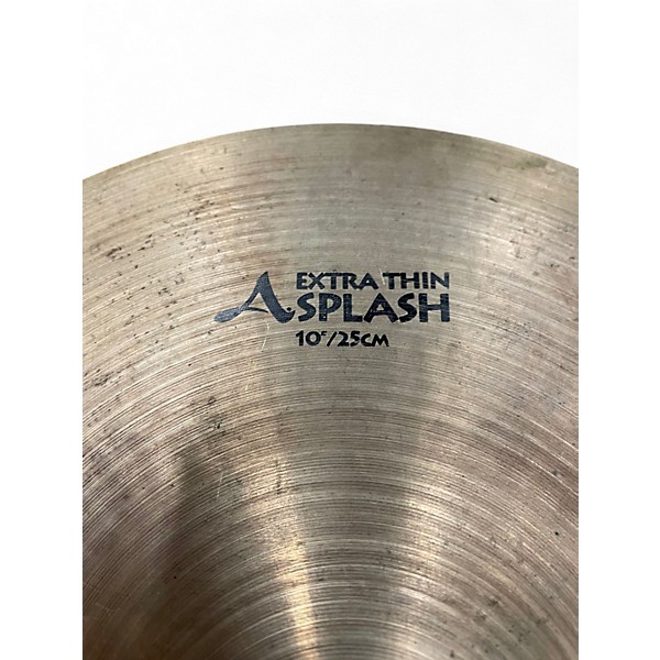 Used Zildjian 10in Avedis Splash Cymbal