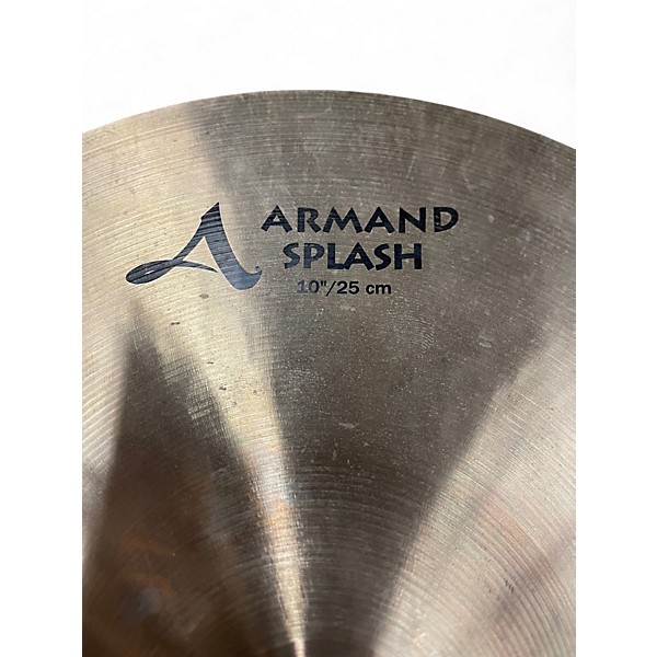Used Zildjian 10in Armand Splash Cymbal