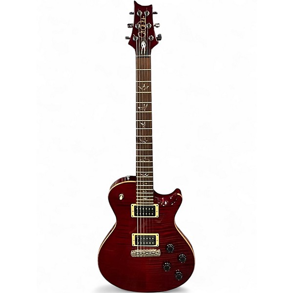 Used 2008 PRS 245 10 TOP Trans Red Solid Body Electric Guitar