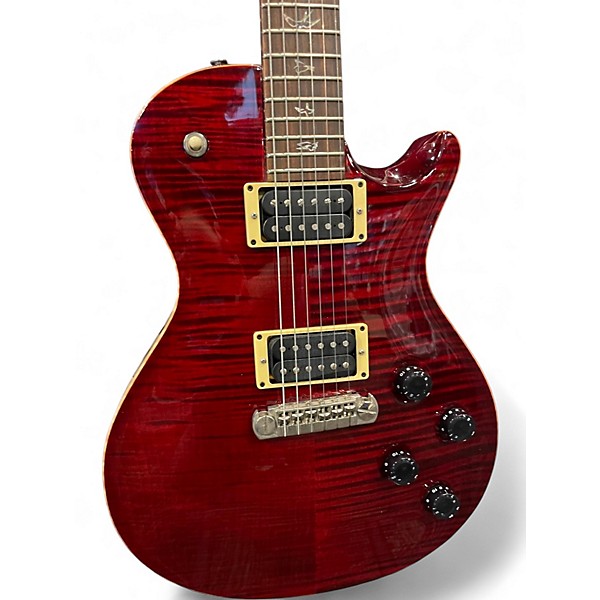 Used 2008 PRS 245 10 TOP Trans Red Solid Body Electric Guitar