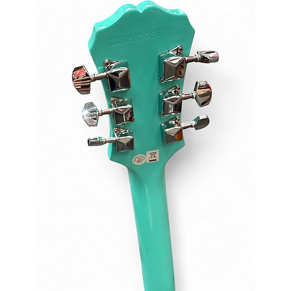 Used Epiphone Les Paul SL Teal Solid Body Electric Guitar