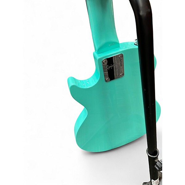 Used Epiphone Les Paul SL Teal Solid Body Electric Guitar