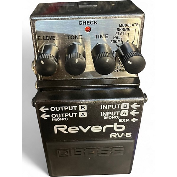 Used BOSS RV6 Digital Reverb Effect Pedal