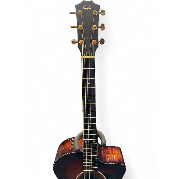 Used Taylor 224CEKDLX Shaded Edge Burst Acoustic Electric Guitar