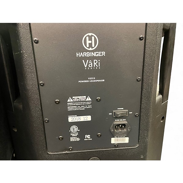 Used Harbinger VARI 2215 Powered Speaker