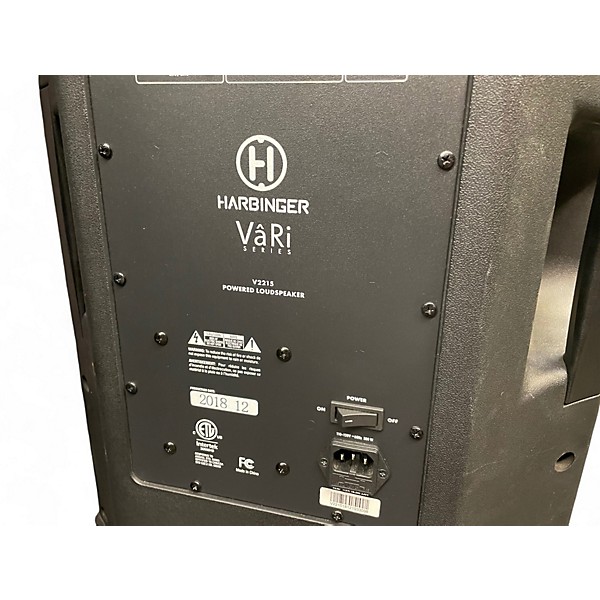 Used Harbinger VARI 2215 Powered Speaker