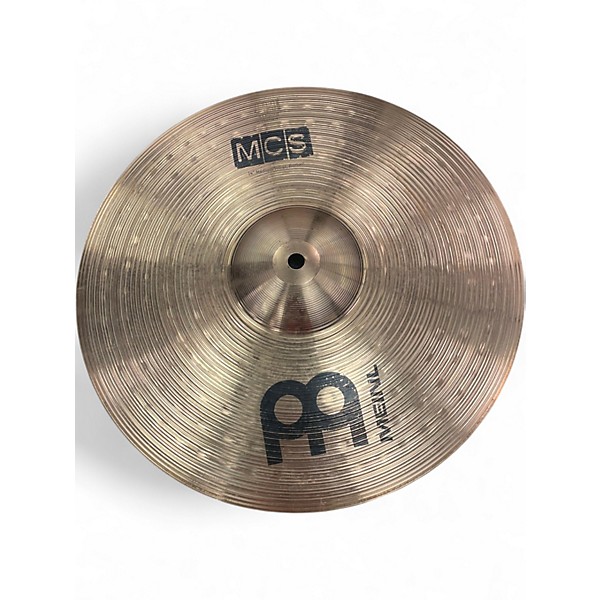 Used MEINL 14in mcs series hi hat Cymbal