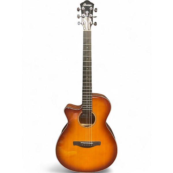 Used Ibanez AEG58L Natural Acoustic Electric Guitar
